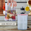 Pickle Container with Strainer